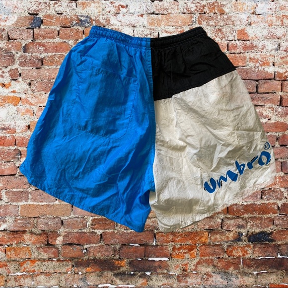 Supremely RARE color blocked 80’s 90s UMBRO shorts - Picture 3 of 8
